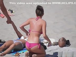 Those tots look perfect in that pink bikini