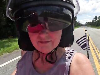 Ali Allure Rides Stepbrothers Harley TRAILER - See Full on RED