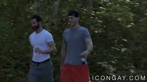 Shy gay beauty ass hammered on a secret date