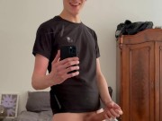 Hung Milo shoots massive load