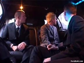Limousine threesome moist