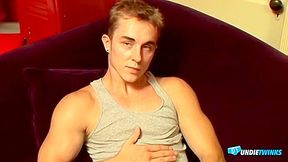 UndieTwinks: Kelly Cooper Jacks Off And Creams His Cock In Hot Undies