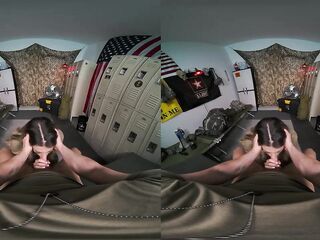 This recruit's hiding a large secret below her army uniform: her jock
