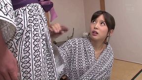 Tsukasa Aoi Explores Her Lover’s Throbbing Hard-on Up Close