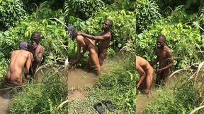 the village boys were seen having sex inside the river
