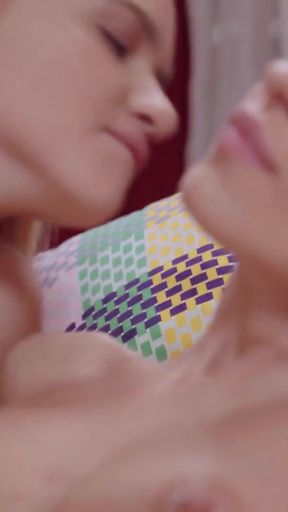 Russian teen Novella Night hot lesbian sex with Czech college roommate Lilly Bella   Clip 2