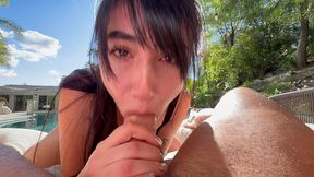 beautiful delilah raige fuck me with her pussy on pov