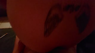 Sexy Redhead asks me to fuck her while she smokes