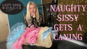 Naughty Sissy gets a Caning (1080p)