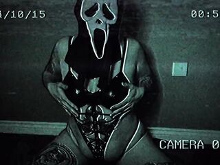Paranormal Faptivity Ghostface Spotted on Web camera