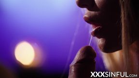 Kitana Lure and Alexis Crystal eat each other before riding huge dick