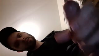 Jerkin' Off and Cumming at my Desk