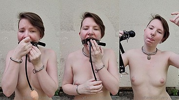 Experiments combining an inflatable gag with a spider gag