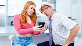 Stepgranddaughter sells nudes so helpful old guy joins the profitable photo shoot