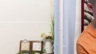 Asian Therapist Gives Client Wild Massage Experience