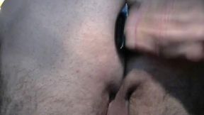 fucking my ass with a doc johnson titanmen butt plug