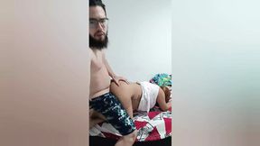 Rough ravishment of a willing femme fatale yields to primal desires: 'Pregnant porn star spreads legs for nasty encounter'