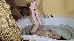 Nude Leg Stretching In The BathTub - PART 1 (HD 1080p MP4)