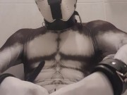 Puppy play time - sounding, butt plug and cum with vibrator