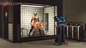 Milk Maid. Futanari BDSM SEXperiments on Curvy Girl