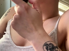 Jessy funny amateur teen brunette toying