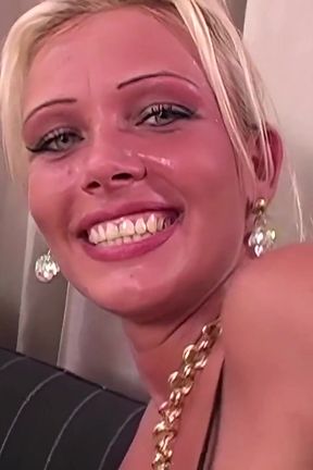 Blonde Whores Gina Blonde And Anna B Share A Dick