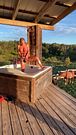 Big Boob, Bog Booty Blonde Milf Orgasms in Outdoor Shower