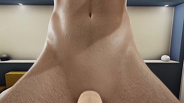 Full female pov with the black cock