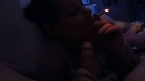 She smokes