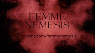 Femme Nemesis - These balls are about to POP!