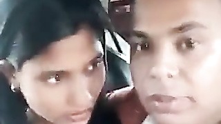 Desi Indian couple sex in car