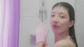 Pov You're spying on me in the shower