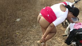 Desi indian Marathi kavita village girl fuck in jungle