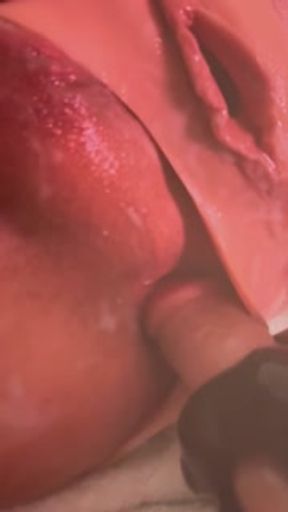 I fingered and fucked his ass with his own cum