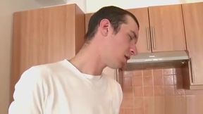 Big dick Step daddy flip flop and facial cum
