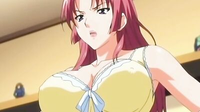 Check out Yokorenbo's massive tits in this cartoon hentai porn