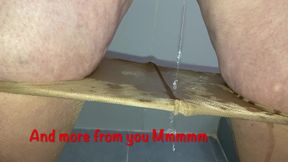 Mrs Mature Feet having some pee fun with a friend
