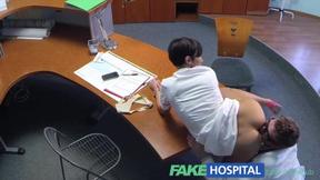 ”Big Breasted Ex Porn Star Gets Deep Dicked by Dirty Doc”
