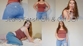 Jeans Fetish On & Off JOI