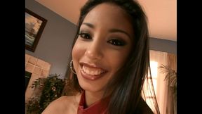 alexis love has brown eyes