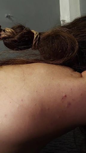 Suspended Hips Buck as Relentless Wand Keeps Slave Mila on the Edge and Denied (1080p)