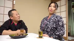 Big-Titted MILF Series: Hot MILF Squeezes Cock