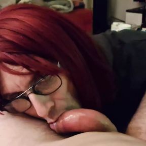 Davine is unhappy for not getting cum to swallow after a long frottage and blowjob session