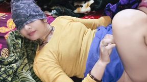 Newly Married Bride Has Sex with Her Husband, Close up of Hard Fucking in Missionary Position