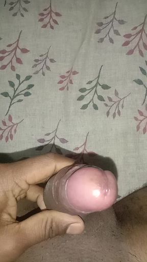 College guy masterbating in alone
