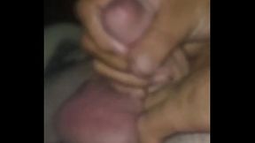 Playing with big balls and cock, assfucked