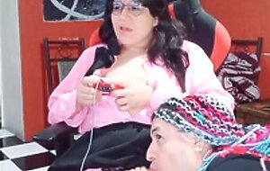 Videogames playing ends on anal sex