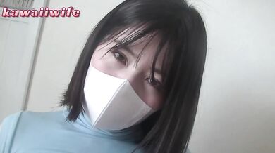 Wet tits made me gag on her japanese blowjob