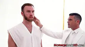 Mormon Elder Gays In Anal Creampie Action With Oral Sex