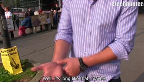 Czech Hunter:voyeur The Price of a Salami at Prague's Verge